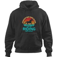 Horse Riding Equestrian Horseback Saddle Gift Hoodies