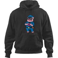 Pig Cop Pullover Hoodie Hoodies