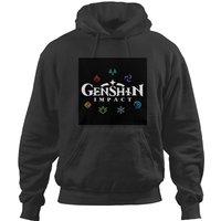 Genshin Impact Elements Colours Hoodies