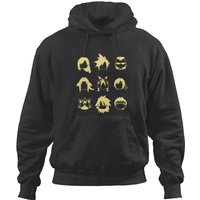 Final Fantasy 7 Whole Party Icons Hoodies