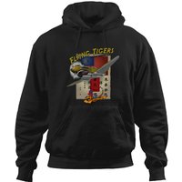 Flying Tigers P-40 Blood Chit Hoodies