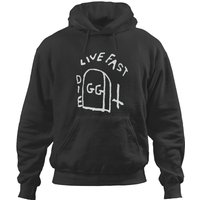 Gg Allin Live Fast Die Tattoo Hoodies