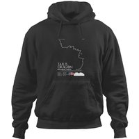 Tail Of The Dragon Road Us 129 Motorcycle Sports Car Trail Map Art Print Hoodies