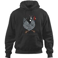 Funny Cat Riding Chicken Shirt Tuxedo Cat On A Chicken Lover Hoodies