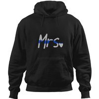 Mrs. Police Wife Thin Blue Line Hoodies