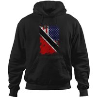 Trinidad American Flag Trinidad And Tobago Hoodies