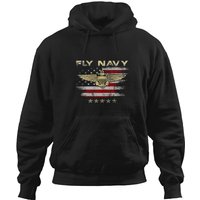 Fly Navy Hoodies