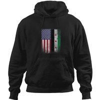 Syrian American Flag T-shirt Syria Usa Pride Hoodies