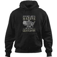 My Grandson Is A Marine Proud Grandma Proud Grandpa Hoodies