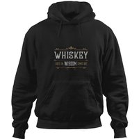 Funny Whiskey Goes In Wisdom Comes Out Cocktail Drinking Premium Hoodies