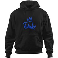 Duke The King Blue Crown Name For Men Called Duk Hoodies