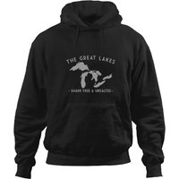 Great Lakes Shark Free And Unsalted Funny Vintagess Hoodies