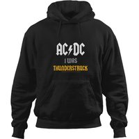 Womens Acdcss I Was Thunderstruck Vneck Hoodies