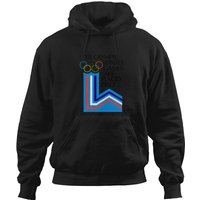 Lake Placid 1980 Winter Olympics Men's Grey Hoodies Size S-5xl