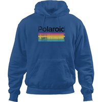 Men's Classic Polaroid Logo Vintage Style Rainbow Hoodies