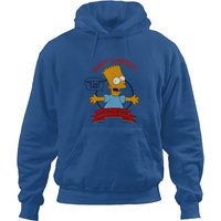 Vintage 1990 Single Stitched Bart Simpson Radical Dude Hoodies