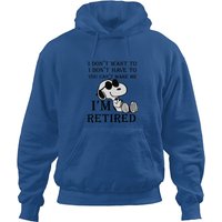 I'm Retired Snoopy Hoodies