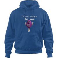 Purple M&m Hoodie - I'm Just Gonna Be Me
