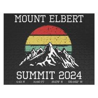 Climbed Mount Elbert Summit 2024 Hike Colorado Sun Hiking Jigsaw Puzzles