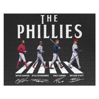 Phillies Walking Abbey Road Signatures Baseball 2023 Signatures Jigsaw Puzzles