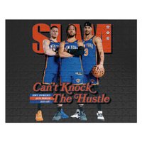 Orange Knicks Stars Trio - Jalen Brunson, Josh Hart Jigsaw Puzzles