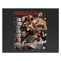 Vintage 90s Graphic Style Roman Reigns Jigsaw Puzzles - Roman Reigns Jigsaw Puzzles
