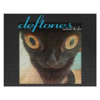 Deftone Around The Fur Cat Band Vtg Black Men Jigsaw Puzzles