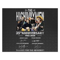 1985-2020 Thanks For The Memories The Highwaymen Band 35 Years Anniversary Gift For Fans And Lovers Jigsaw Puzzles