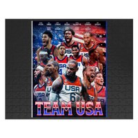 Usa Olympic Basketball Team 2024 Championship American Jigsaw Puzzles
