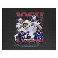 Josh Allen Football Jigsaw Puzzles, Buffalo Football Vintage 90s Y2k