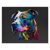 Pitbull Colors Jigsaw Puzzles
