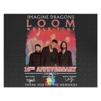 Imagine Dragons 2024 Loom World Tour 16th Signatures Jigsaw Puzzles