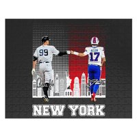 The New York City Sports Teams Aaron Judge Josh Allen Signature Jigsaw Puzzles