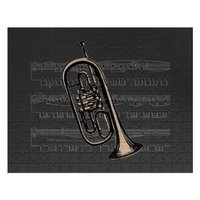 Trumpet Musical 12 B Jigsaw Puzzles