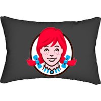 Wendy's Kitchen Food Logo Chain Restaurant Lumbar Pillows