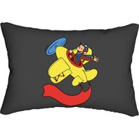 Curious George In An Airplan Lumbar Pillows