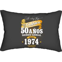 50th Birthday Gift For Men In Spanish Regalo Cumpleanos 50 T Lumbar Pillows