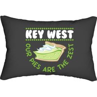 Key West Zest Key Lime Pie Lumbar Pillow