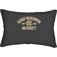 George Washington Colonials Arch Over Team Color Lumbar Pillows
