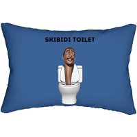 Skibidi Toilet Lumbar Pillows