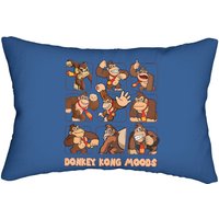 Cute Donkey Kong Moods Lumbar Pillows