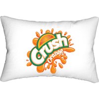 Crush Orange Drink Food Lumbar Pillows