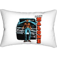 Post Malone F-1 Trillion Truck Lumbar Pillows, Unique Rapper Gift