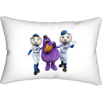 Mr. Met And Friends, Mrs Met And Grimace Mascot Lumbar Pillows