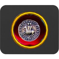 Seal Of The Knights Templar Gem Burgundy Mouse Pads