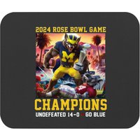 Michigan Rose Bowl Mouse Pads 2024, Trendy Michigan Champions Mouse Pads