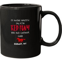 Red Pony Bar And Continual Soirée Funny Longmire Graphic Mugs