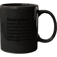 Breaking News Common Sense Mugs