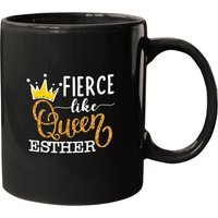 Fierce Like Queen Esther Queen Esther Hebrew Jewish Holiday Mugs