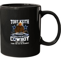 Toby Keith Should’ve Been A Cowboy 1961-2024 Thank For The Memories Mugs